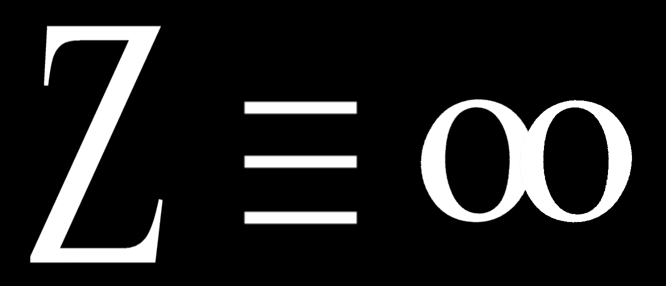 Zero is equivalent to infinity