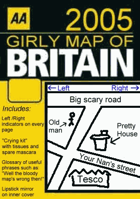 Girly Map of Britain, 2005