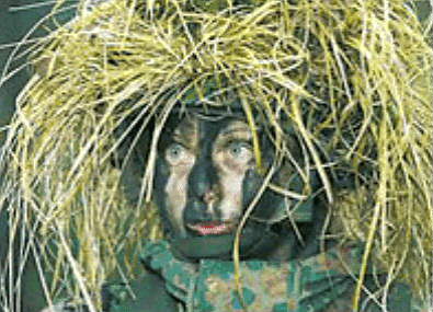 Private Dajana Bartczewski undergoing combat training in Germany.