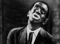 Jewish singer Al Jolson in blackface
