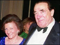 Robert Maxwell and his wife Betty