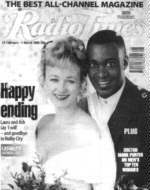 Promoting miscegenaton on the cover of British TV guides, 24,26 February 1996