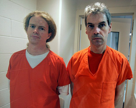 Whittle and Sheppard photographed for the Los Angeles Times while inside Santa Ana Jail