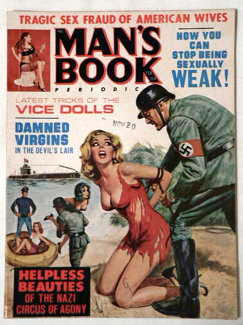 Man’s Book, Feb. 1968: Helpless Beauties of the Nazi Circus of Agony!