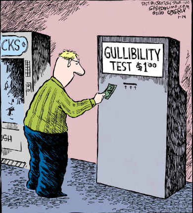 Gullibility Test: $1