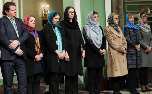 Sweden's feminist government, in half-Islamic headscarves