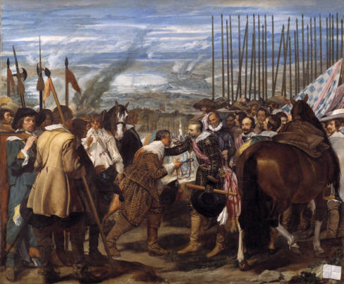 A more civilized era, depicted in The Surrender of Breda by Valasquez