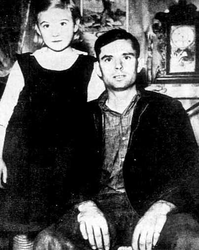 Charlie Johns, 22 and his wife Eunice, 9, side by side.