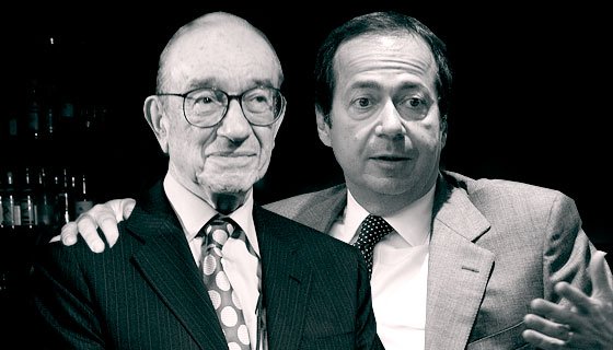 Alan Greenspan and John Paulson